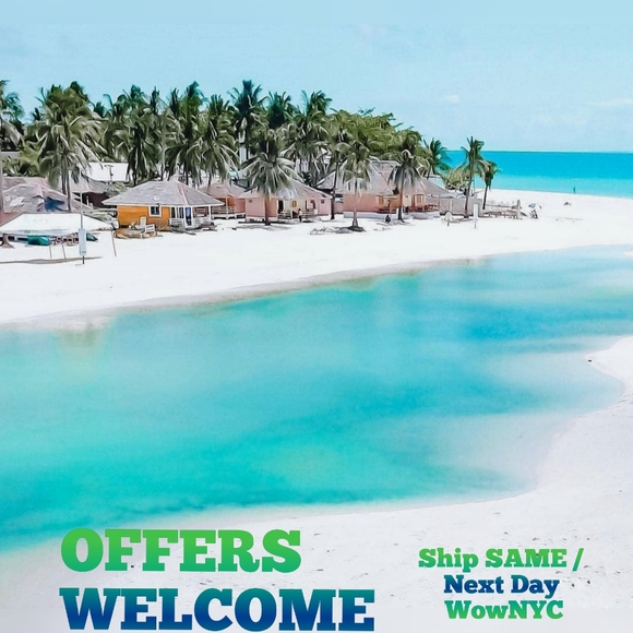 New $200 SUBOO x Anthro Blue Bow Bikini Set M L - Picture 10 of 10